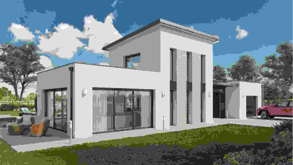 Maison neuve à Rivarennes avec 4 chambres sur terrain de 700m2 - image 1
