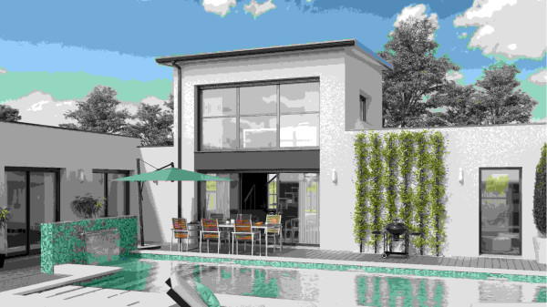 Maison neuve à Rivarennes avec 4 chambres sur terrain de 700m2 - image 3