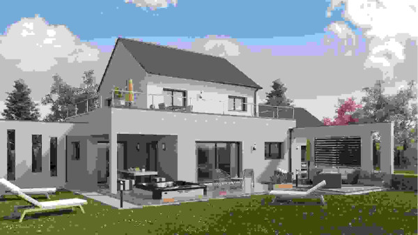 Maison neuve à Ballan-Miré avec 3 chambres sur terrain de 1004m2 - image 1