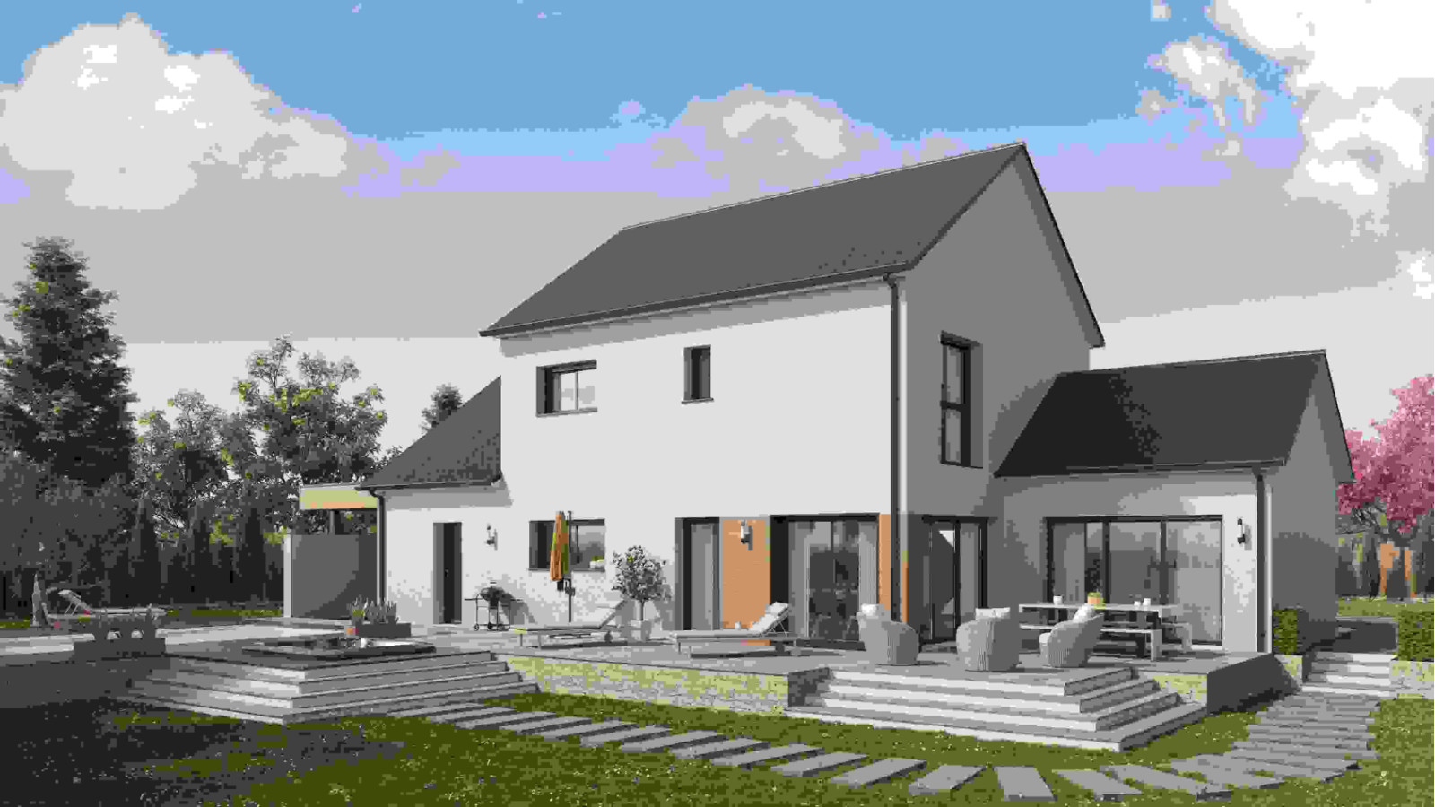 Maison neuve à Ballan-Miré avec 4 chambres sur terrain de 1088m2 / image 3