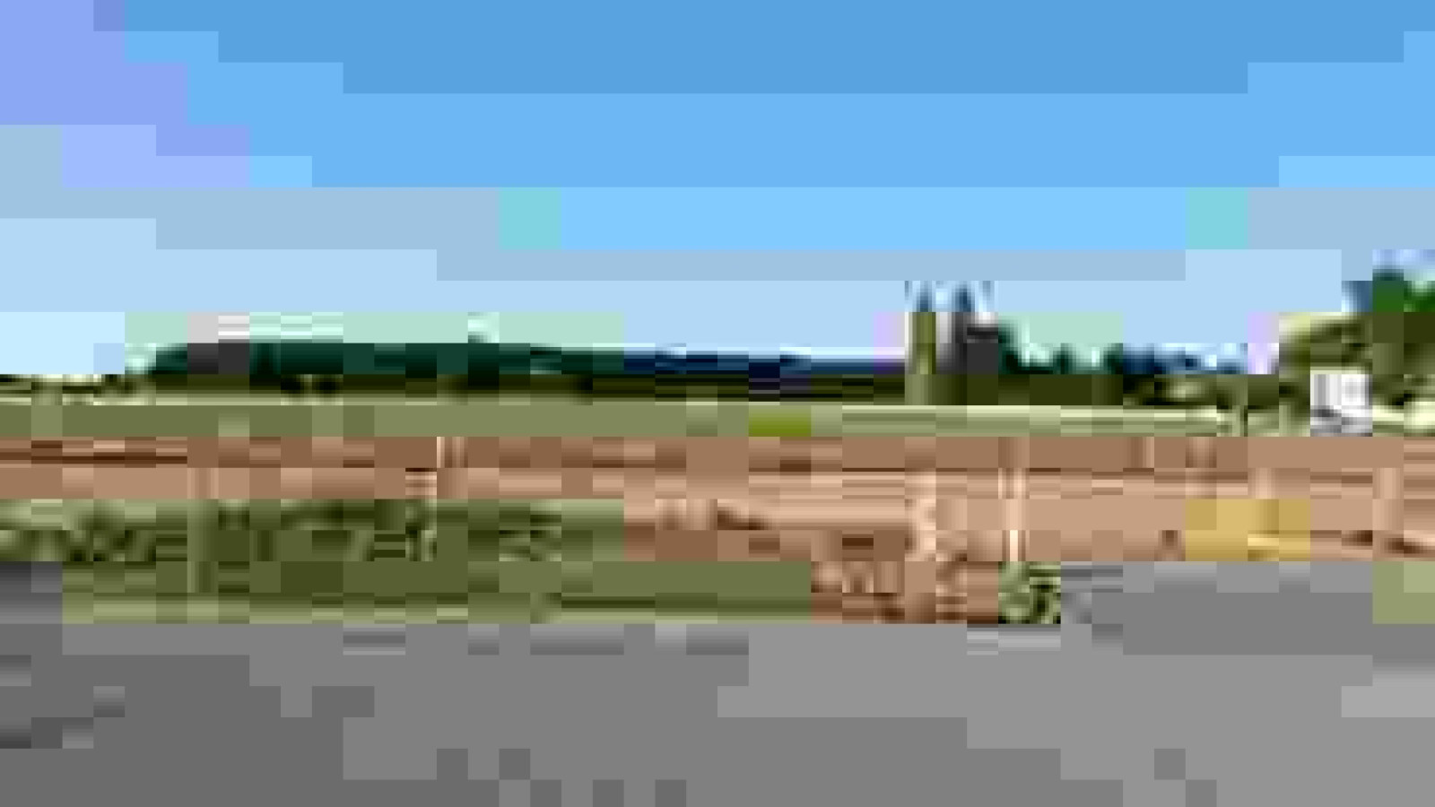 Terrain constructible de 1389m2 à Beaumont-Louestault