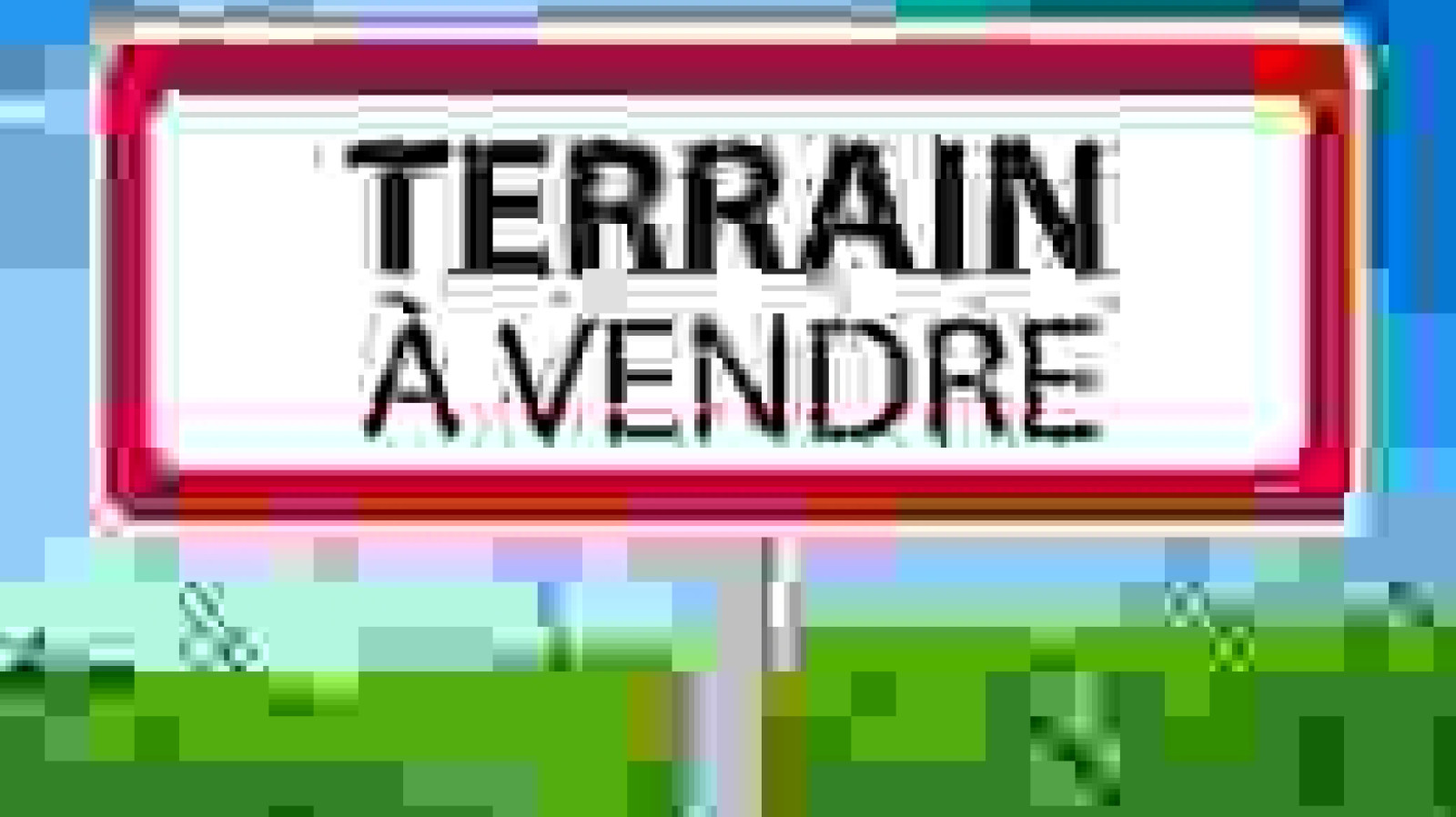 Terrain constructible de 1050m2 à Cléré-les-Pins