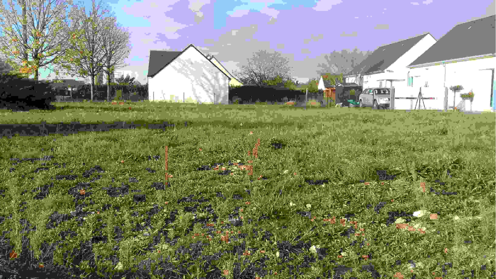 Terrain constructible de 500m2 à Druye