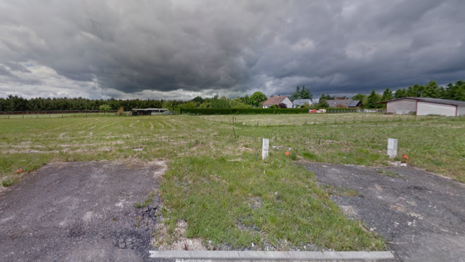 Terrain constructible de 515m2 à Veigné