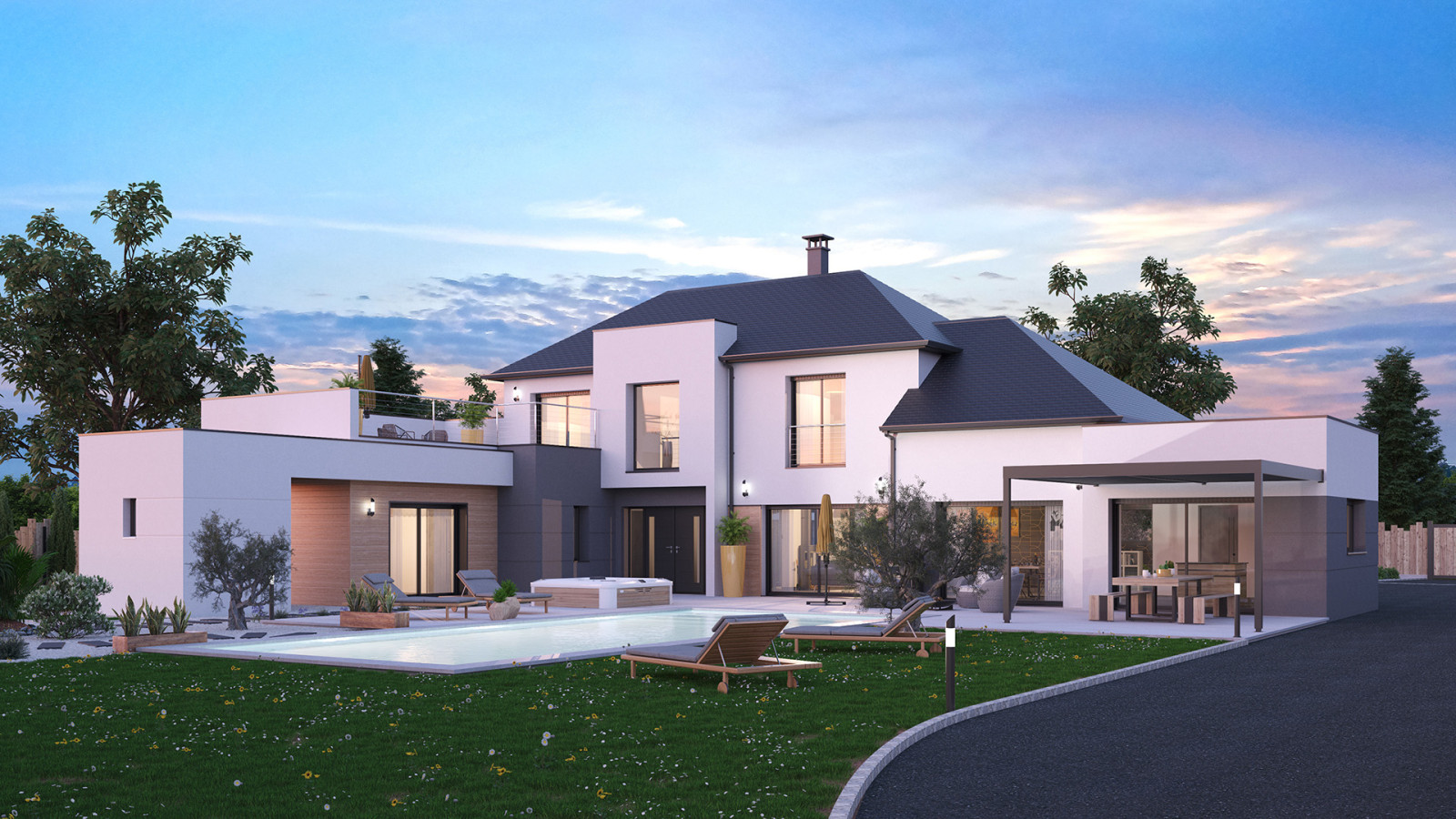 Maison neuve à Saint-Avertin avec 3 chambres sur terrain de 760m2 / image 2