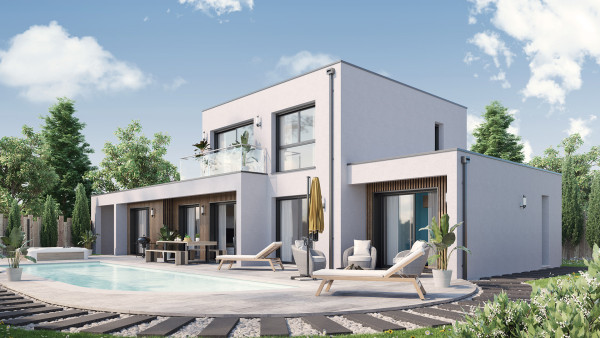 Maison neuve à Saint-Avertin avec 4 chambres sur terrain de 760m2 - image 1